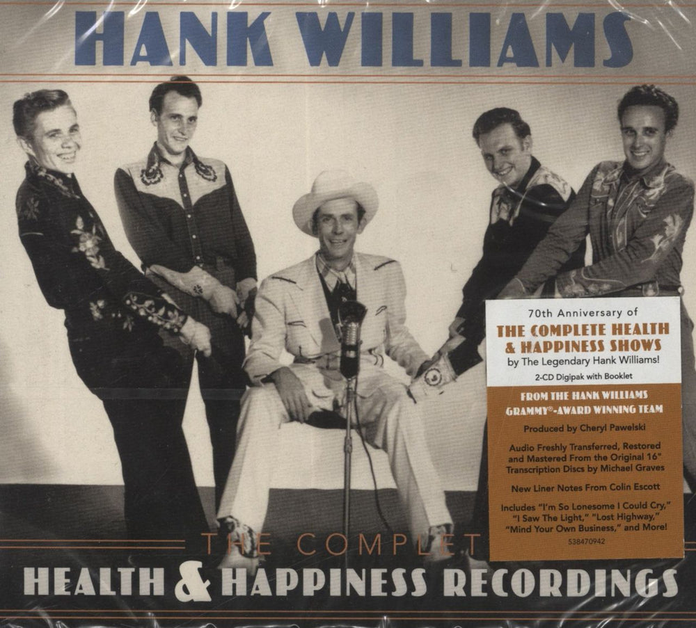 Hank Williams The Complete Health & Happiness Recordings - Sealed US 2 CD album set (Double CD) 538470942