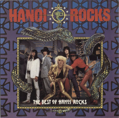 Hanoi Rocks The Best Of Hanoi Rocks + Merchandise Insert UK vinyl LP album (LP record) LICLP8