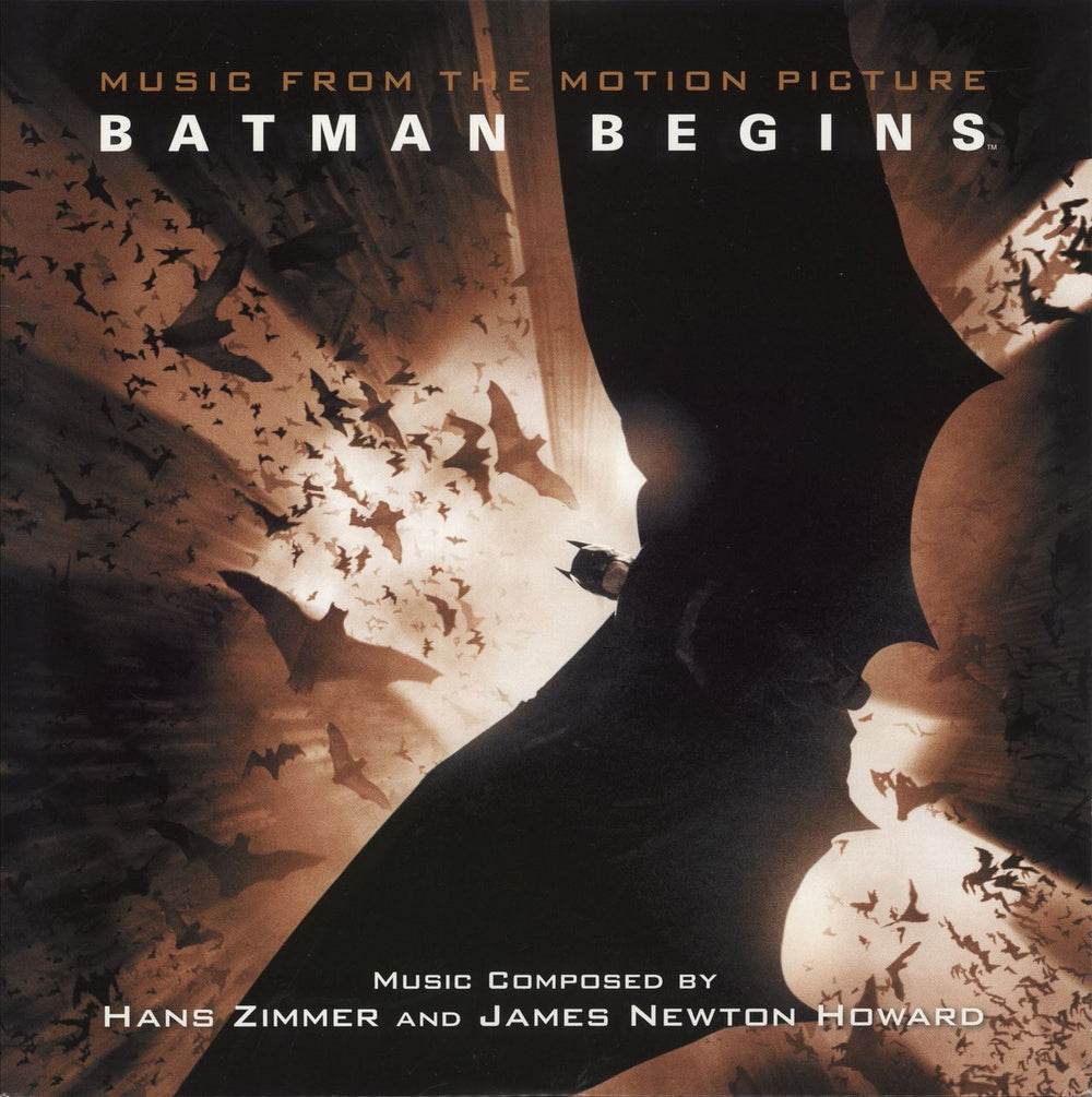Hans Zimmer Batman Begins  - Blue Vinyl UK 2-LP vinyl record set (Double LP Album) SILLP1316