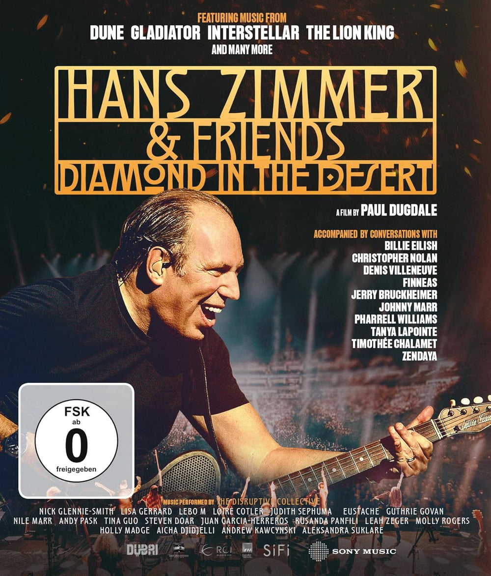 Hans Zimmer Diamond In The Desert: A Film by Paul Dugdale - Sealed UK Blu Ray DVD HZABRDI878149