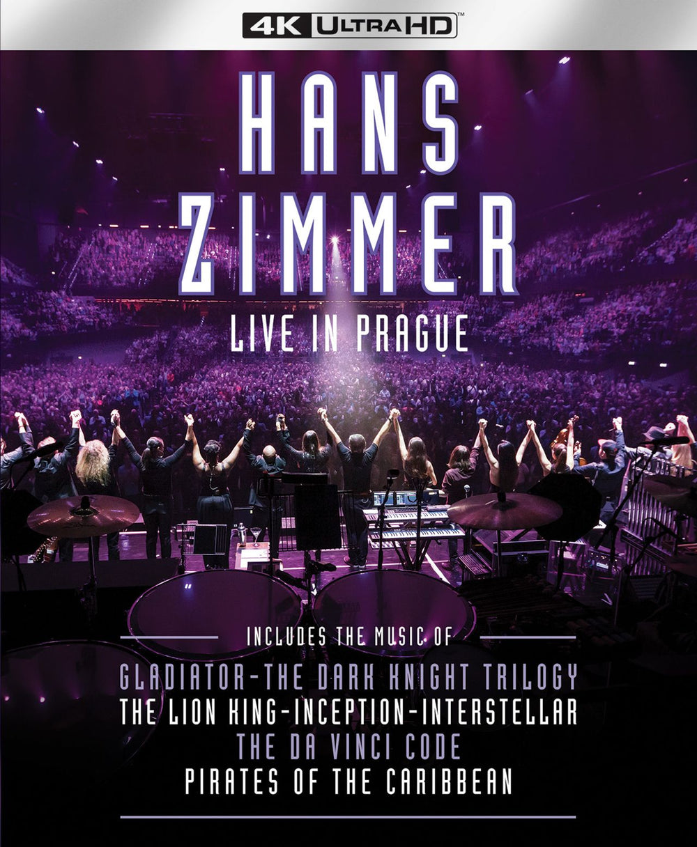 Hans Zimmer Live In Prague - 4K Ultra HD - Sealed UK Blu Ray DVD 7529678