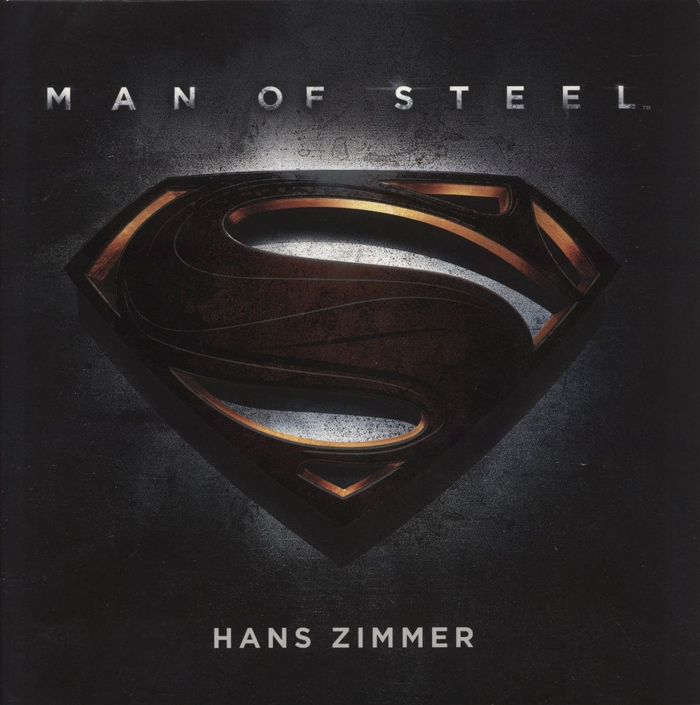 Hans Zimmer Man Of Steel - 180 Gram Blue Vinyl UK 2-LP vinyl record set (Double LP Album) MOVATM285