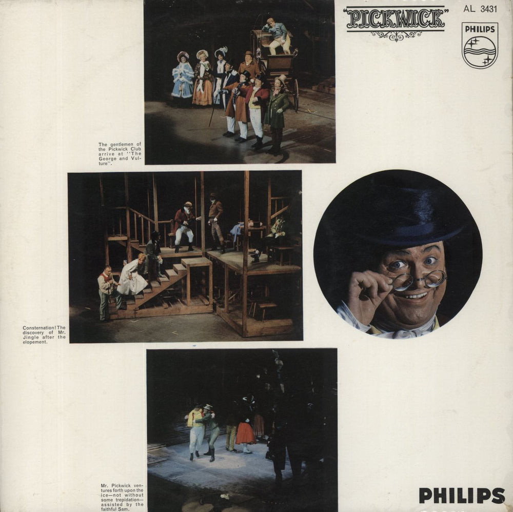 Harry Secombe Pickwick UK vinyl LP album (LP record)