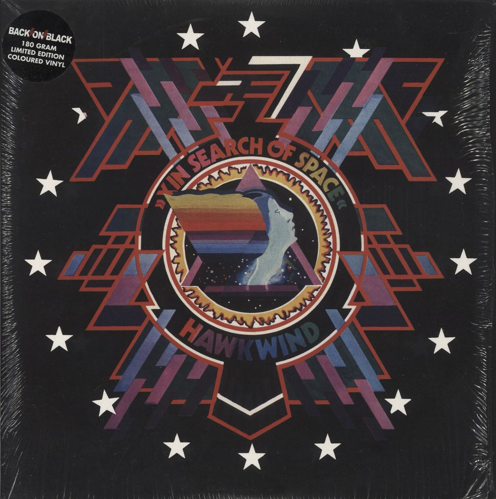 Hawkwind In Search Of Space - Red Vinyl UK 2-LP vinyl record set (Double LP Album) RCV011LP
