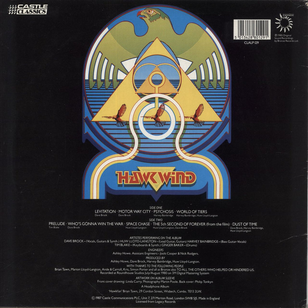 Hawkwind Levitation UK vinyl LP album (LP record) 5013428801291