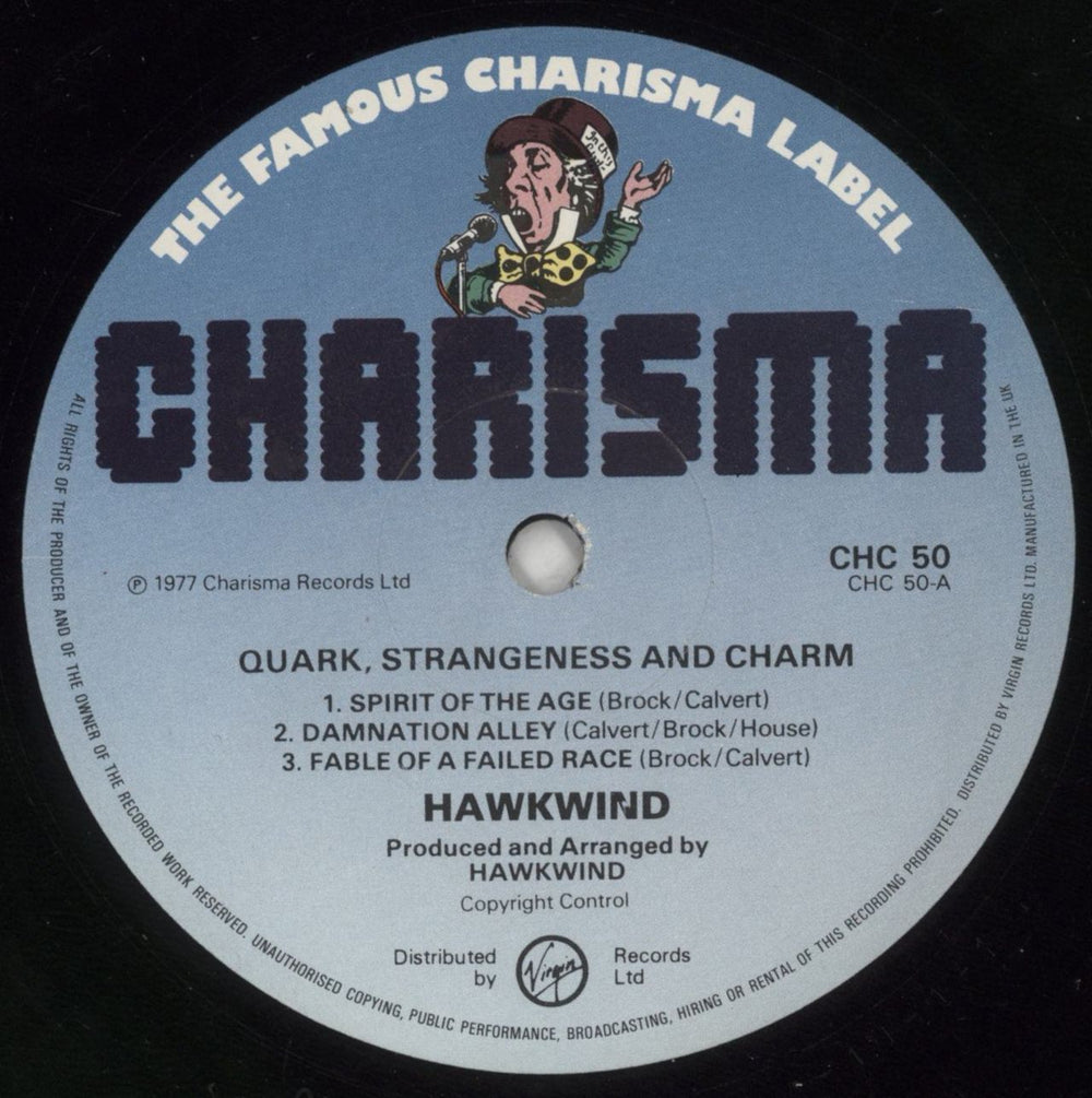 Hawkwind Quark Strangeness And Charm UK vinyl LP album (LP record) HWKLPQU526774