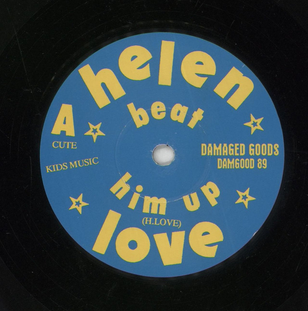 Helen Love Beat Him Up UK 7" vinyl single (7 inch record / 45) HLV07BE855709