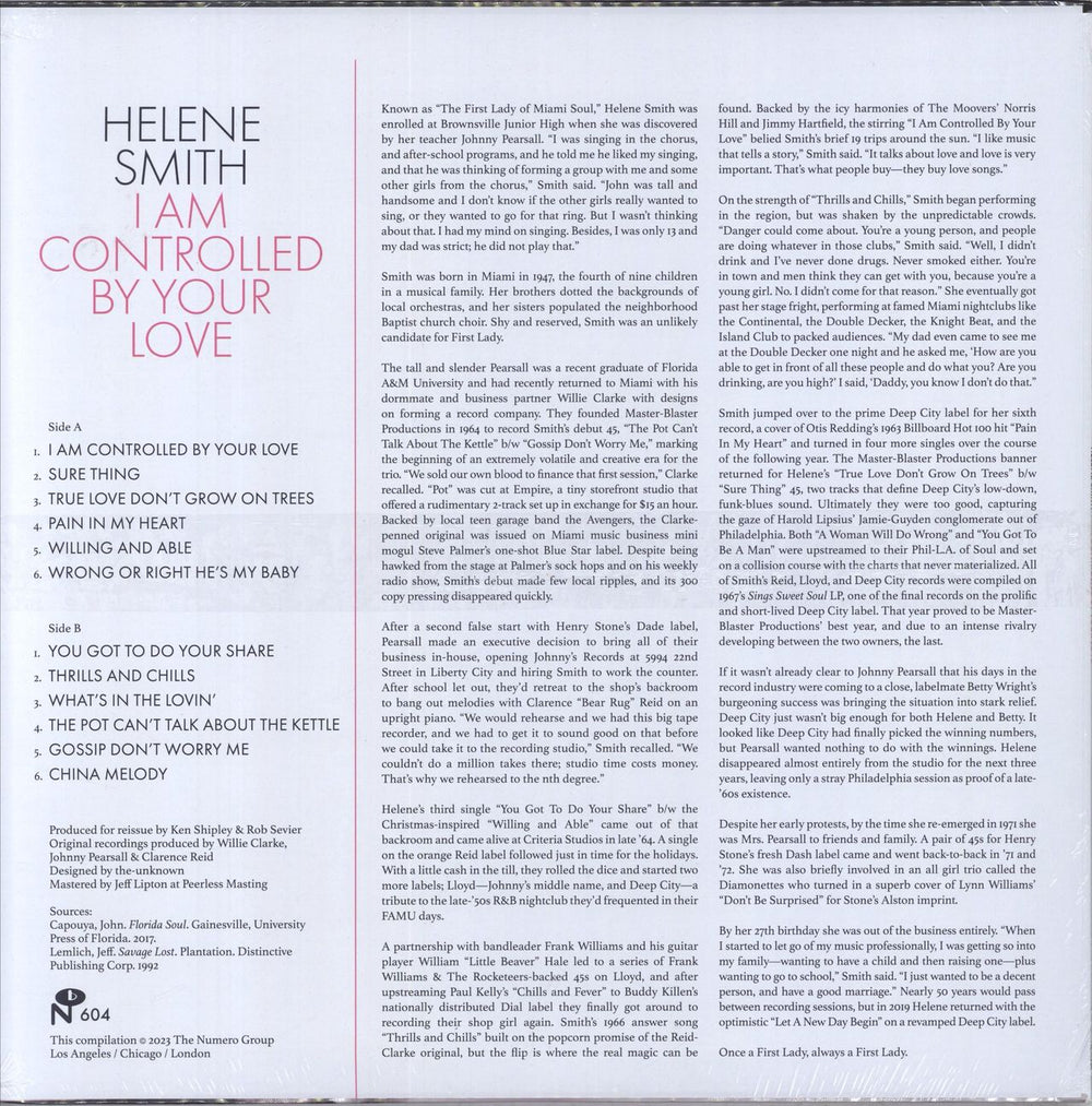 Helene Smith I Am Controlled By Your Love - Thrills And Chills - Sealed US vinyl LP album (LP record) 825764160438