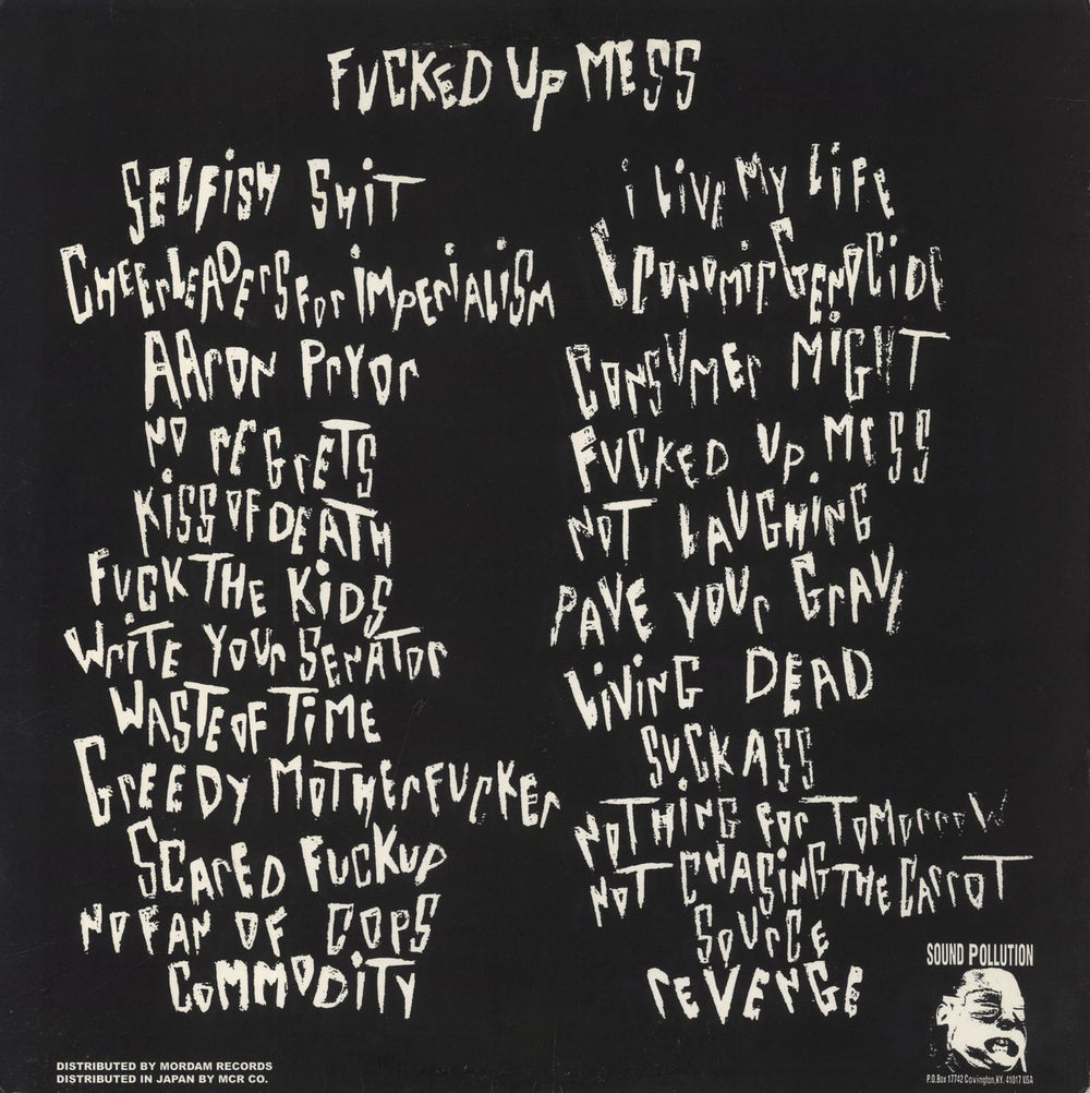 Hellnation Fucked Up Mess US 12" vinyl single (12 inch record / Maxi-single)