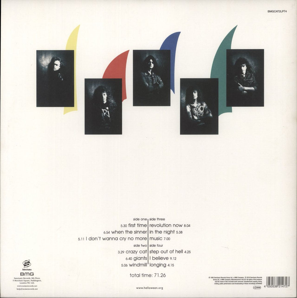 Helloween Chameleon - 180gram UK 2-LP vinyl record set (Double LP Album) 4050538214727