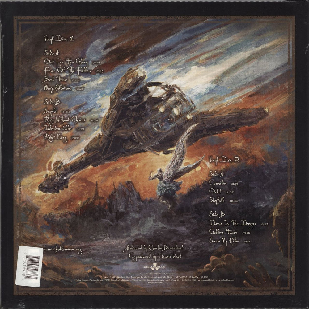 Helloween Helloween - Red/White Marbled Vinyl - Sealed German 2-LP vinyl record set (Double LP Album) 727361598761