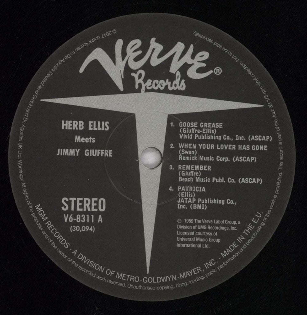 Herb Ellis Herb Ellis Meets Jimmy Giuffre - 180gm Vinyl + Booklet UK vinyl LP album (LP record) HRBLPHE832369