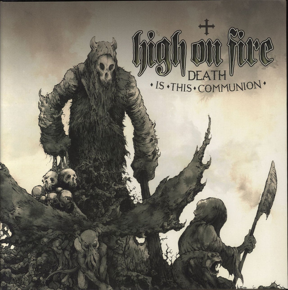 High On Fire Death Is This Communion US vinyl LP album (LP record) RR6705-1