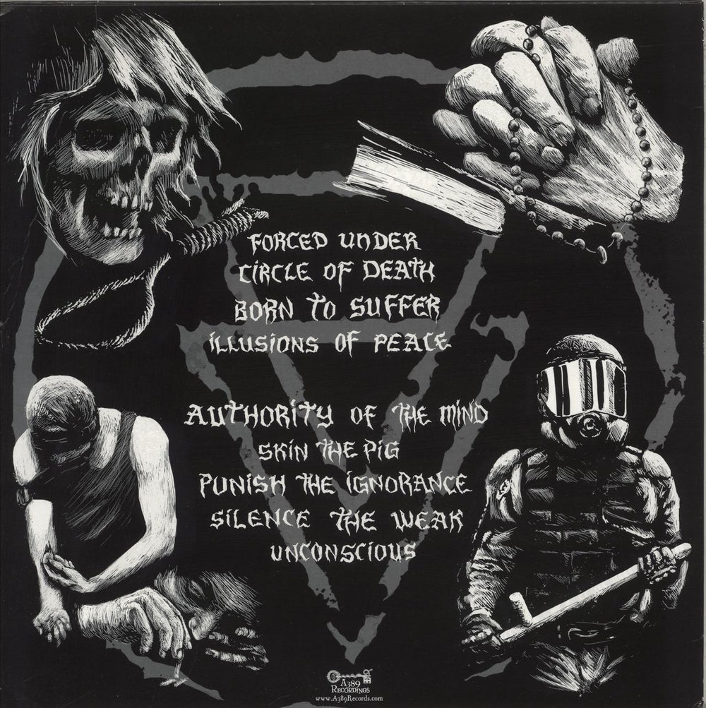 Homewrecker Circle Of Death - Orange & Black Splatter Vinyl US vinyl LP album (LP record)