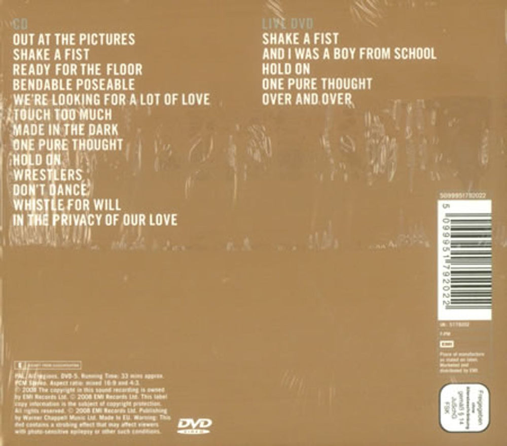 Hot Chip Made In The Dark UK 2-disc CD/DVD set HCI2DMA422979