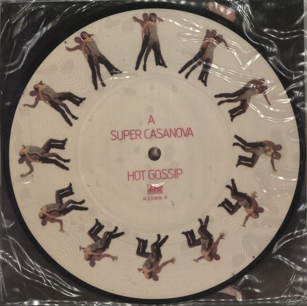 Hot Gossip Super Casanova + Zoetrope - Sealed UK 7" vinyl picture disc (7 inch picture disc single) K11309P