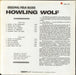 Howlin' Wolf Original Folk Blues US vinyl LP album (LP record)