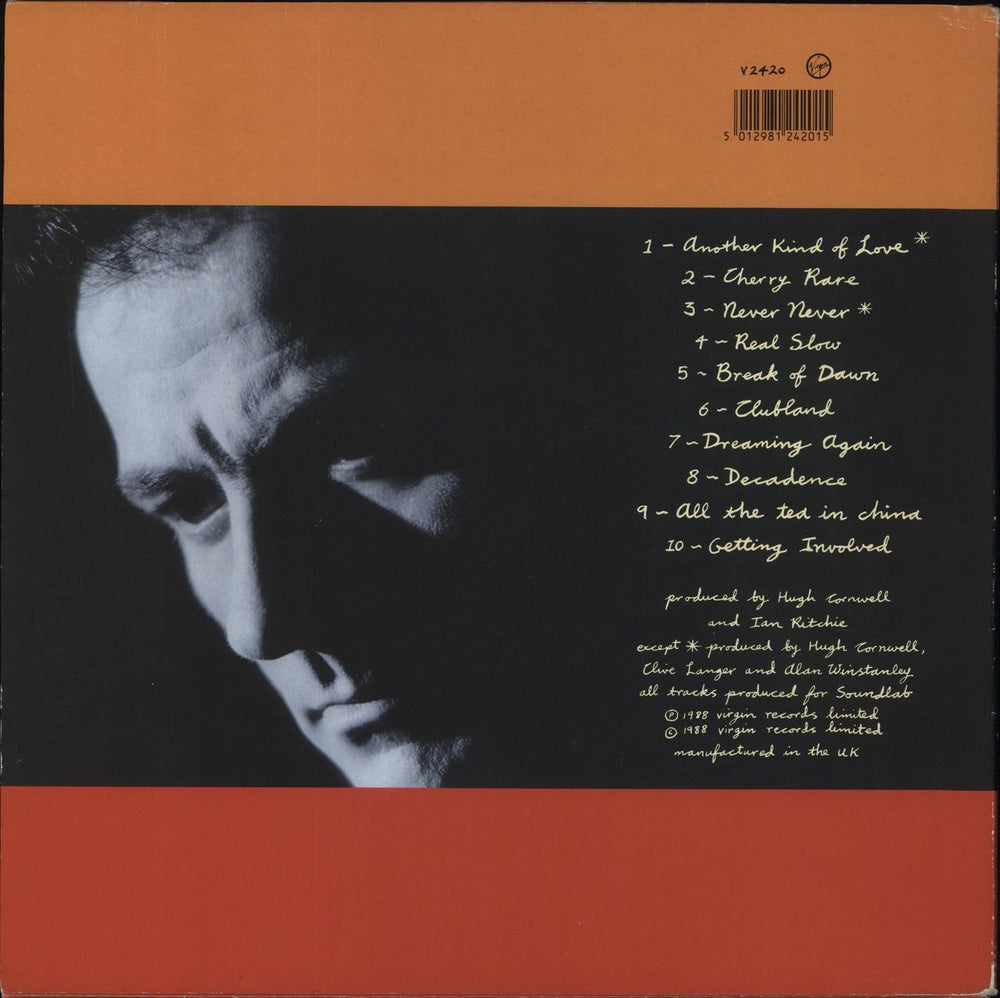 Hugh Cornwell Wolf - Signed UK vinyl LP album (LP record) 012981242015