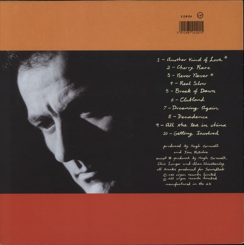 Hugh Cornwell Wolf UK vinyl LP album (LP record) 5012981242015