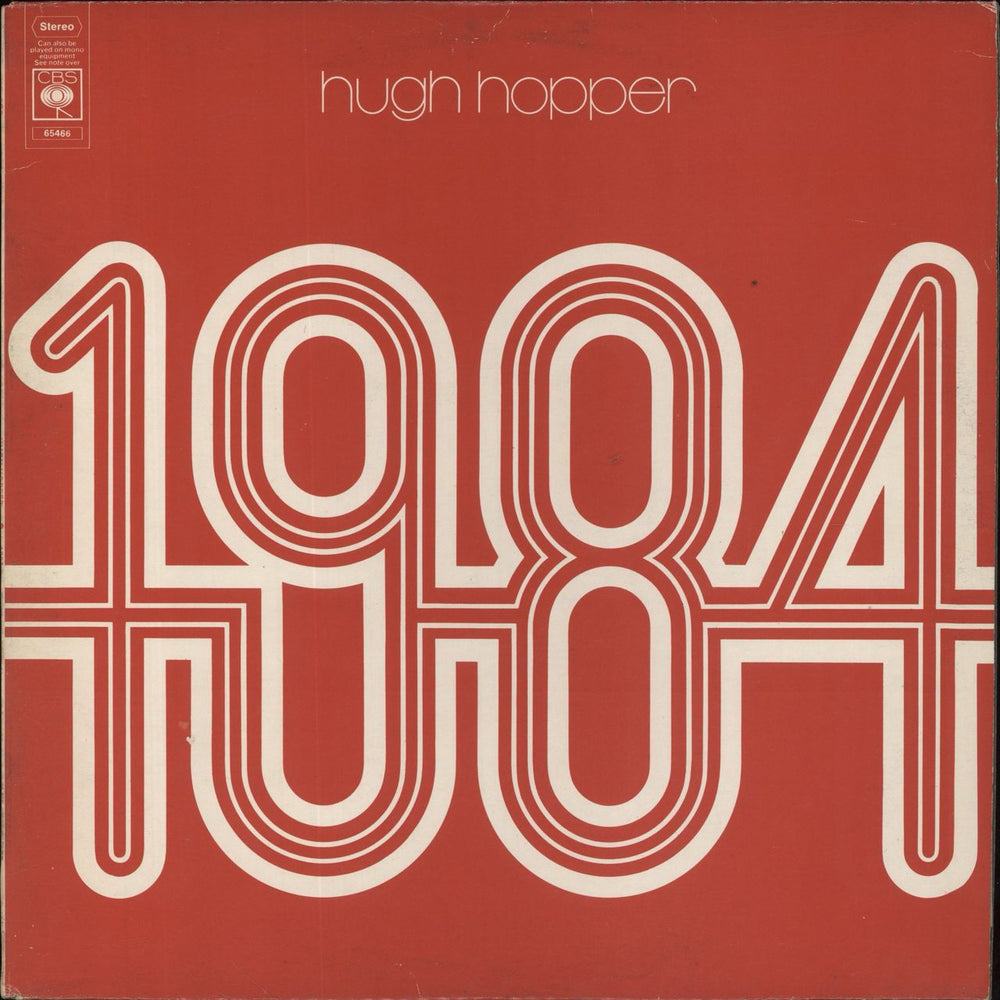 Hugh Hopper 1984 - EX UK vinyl LP album (LP record) 65466