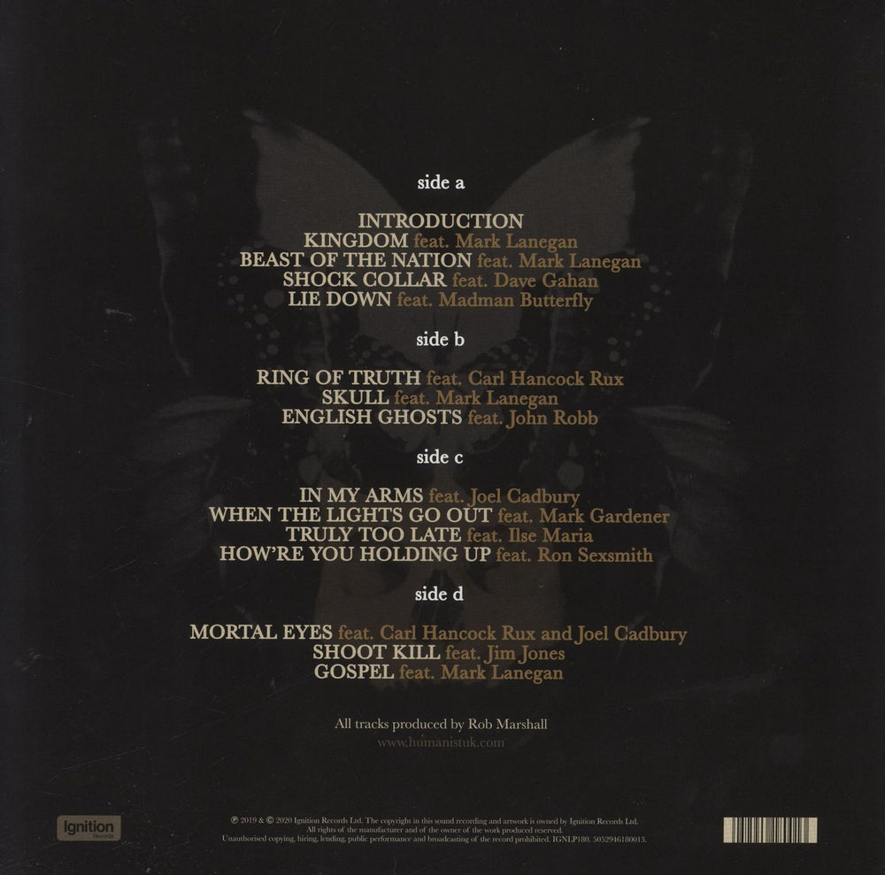 Humanist Humanist UK 2-LP vinyl record set (Double LP Album) 5052946180013