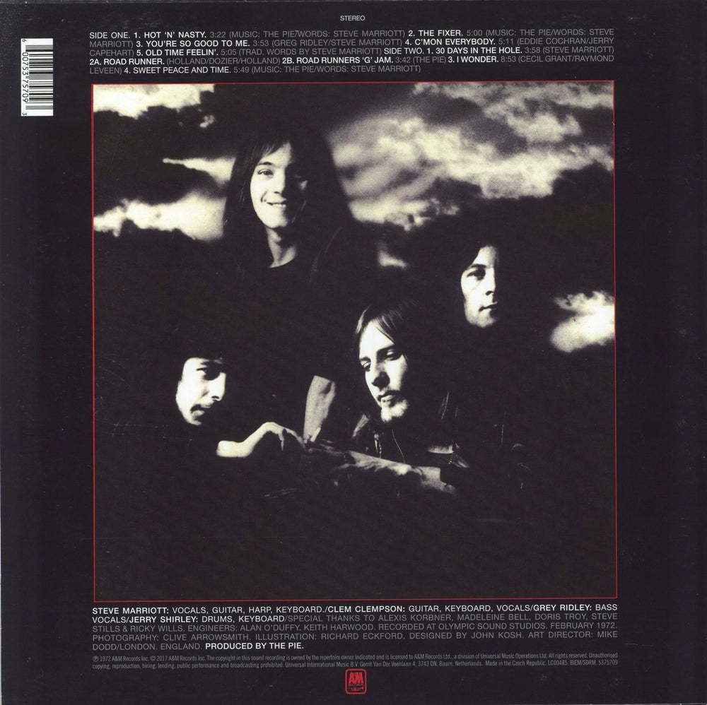 Humble Pie Smokin' UK vinyl LP album (LP record) 600753757093