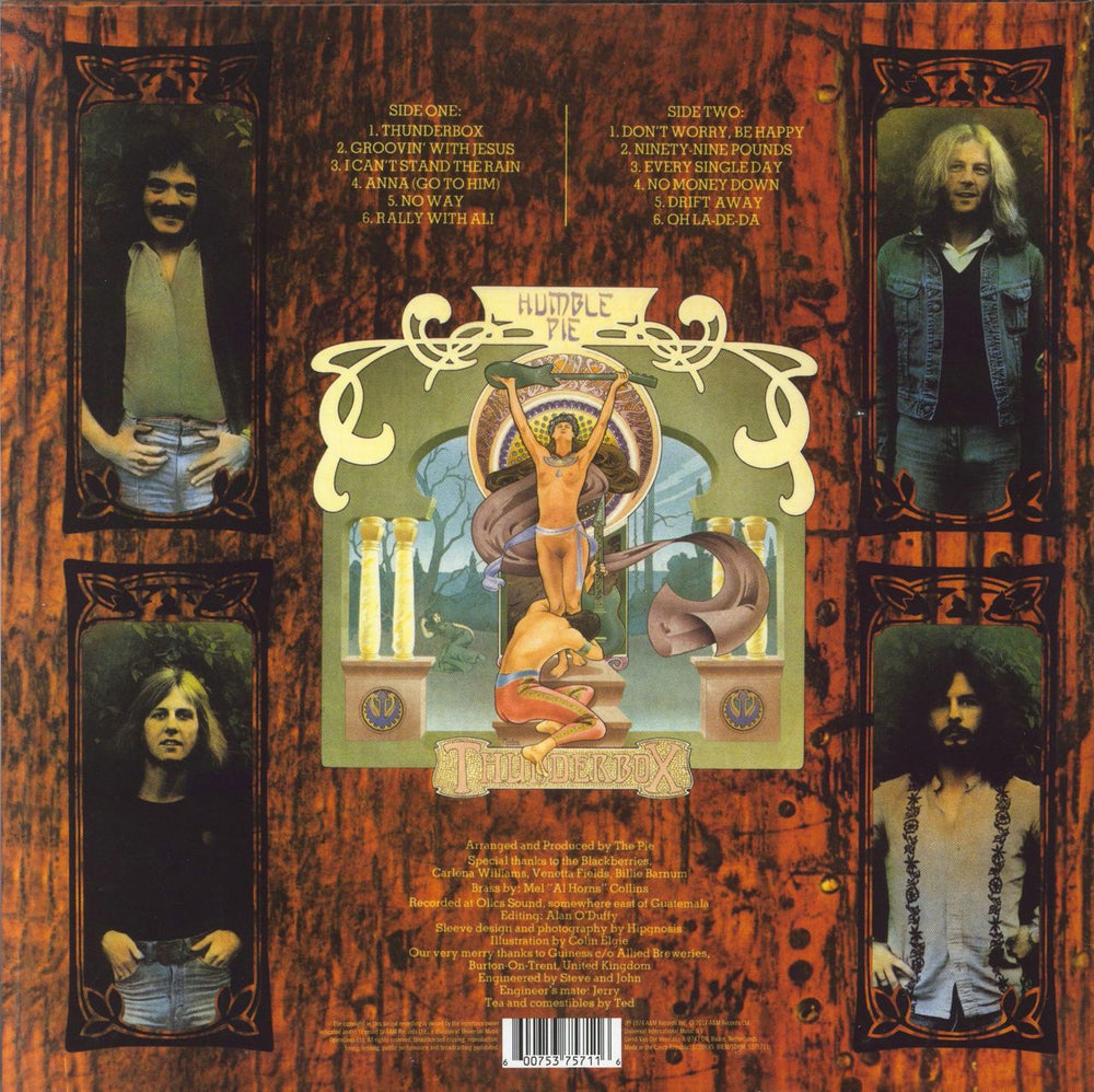 Humble Pie Thunderbox UK vinyl LP album (LP record) 600753757116
