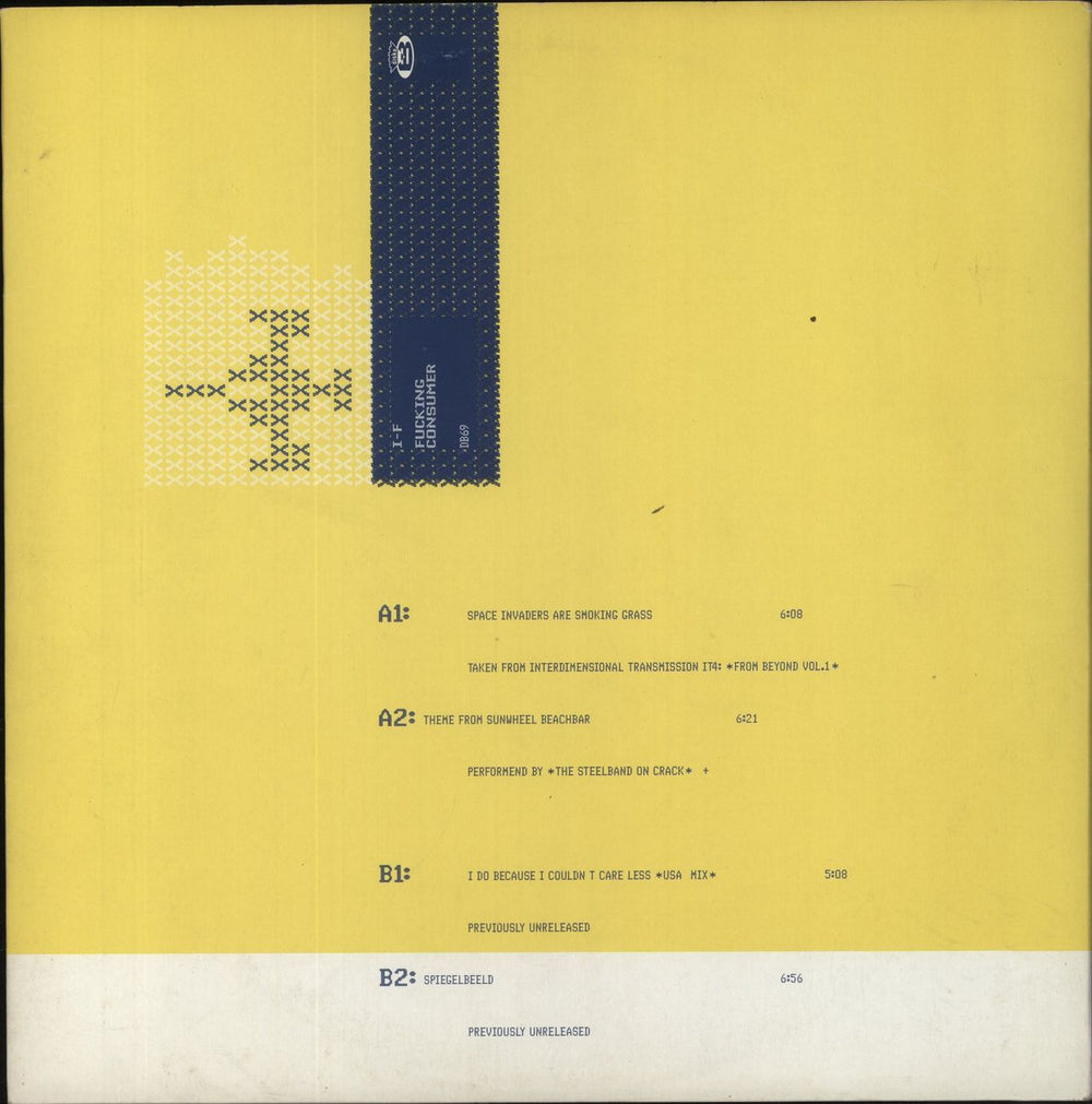 I-f F*cking Consumer German 2-LP vinyl record set (Double LP Album) DB69