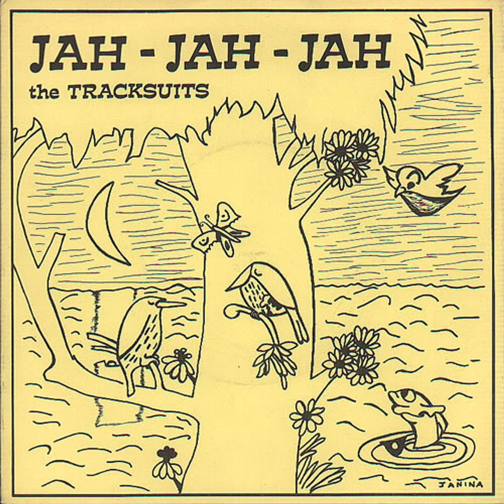 I Jog & The Tracksuits Jah-Jah-Jah UK 7" vinyl single (7 inch record / 45) JOG1