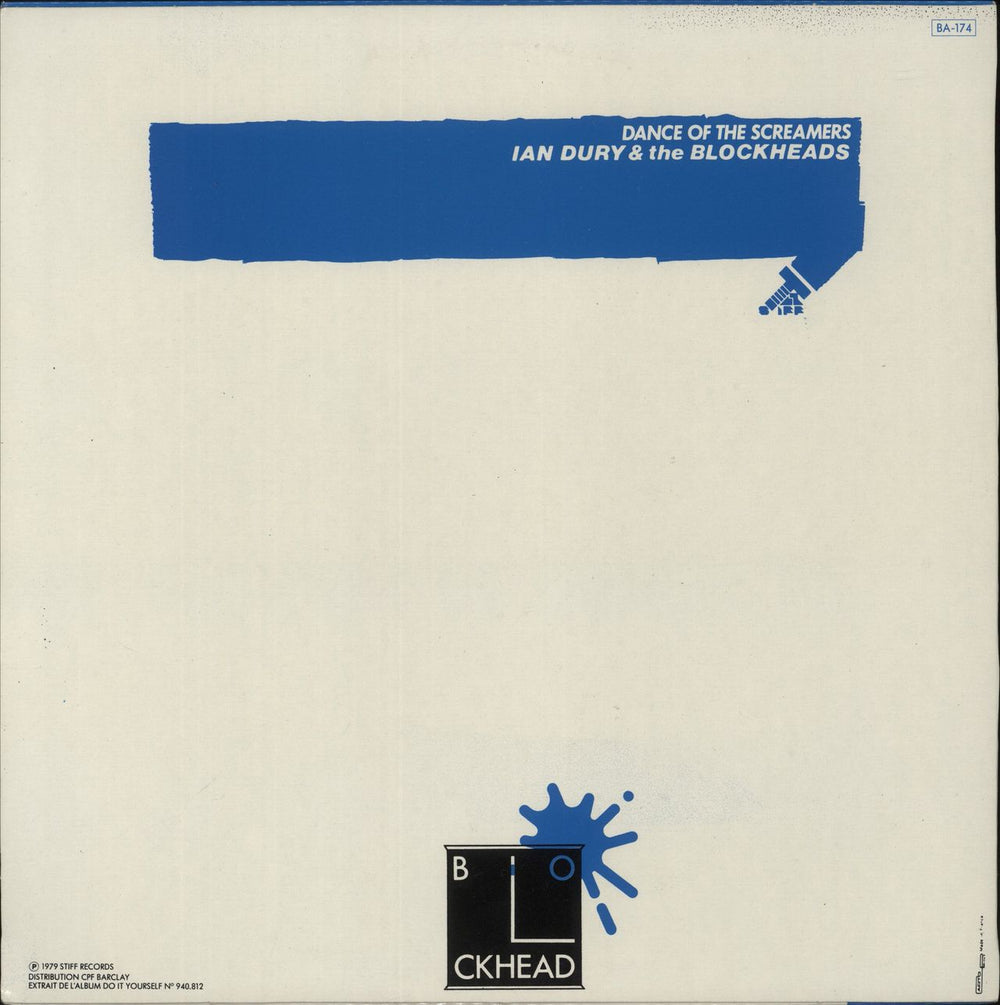 Ian Dury Inbetweenies French 12" vinyl single (12 inch record / Maxi-single)