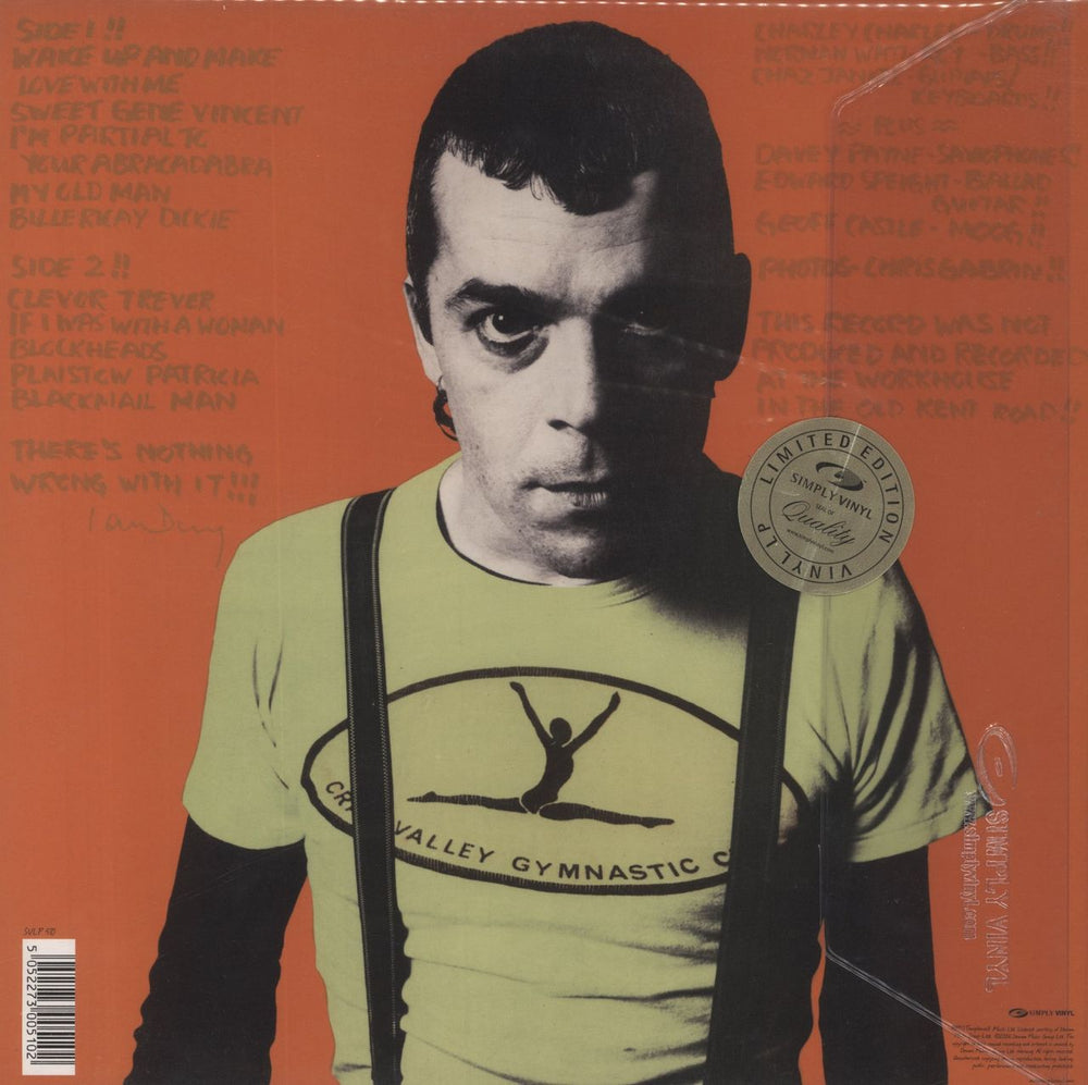 Ian Dury New Boots And Panties !! - 180gm UK vinyl LP album (LP record) 5052273005102