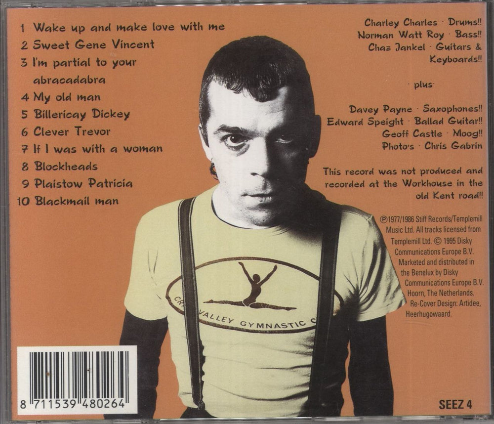 Ian Dury New Boots And Panties UK CD album (CDLP) 8711539480264