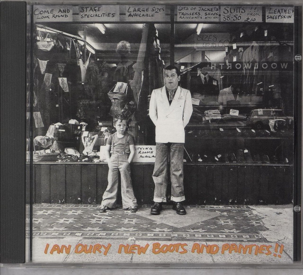 Ian Dury New Boots And Panties UK CD album (CDLP) SEEZ4