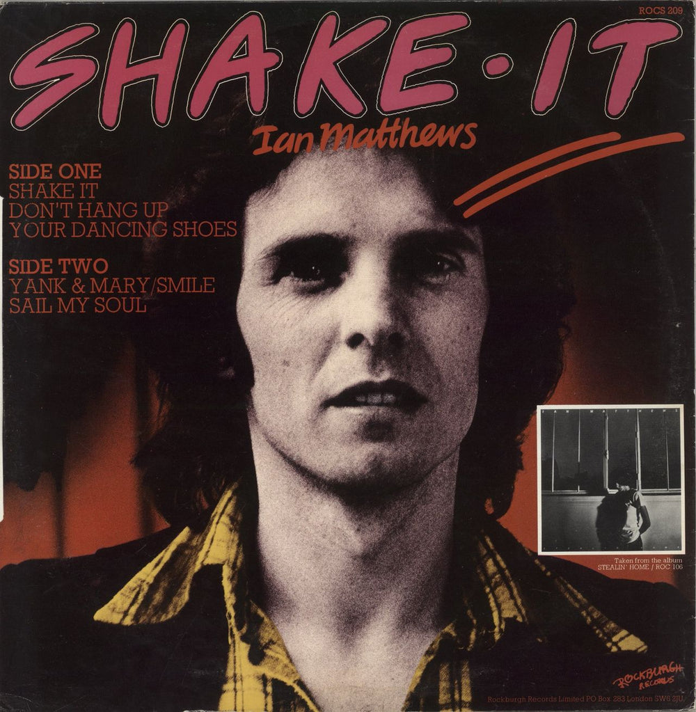 Ian Matthews Shake It UK 12" vinyl single (12 inch record / Maxi-single)