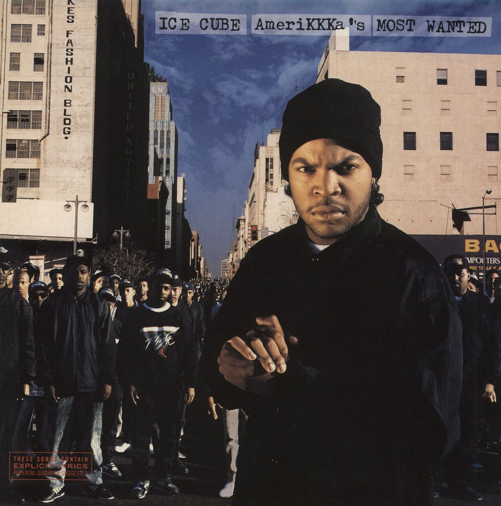 Ice Cube Amerikkka's Most Wanted - 3-page Press Release UK vinyl LP album (LP record) BRLP551