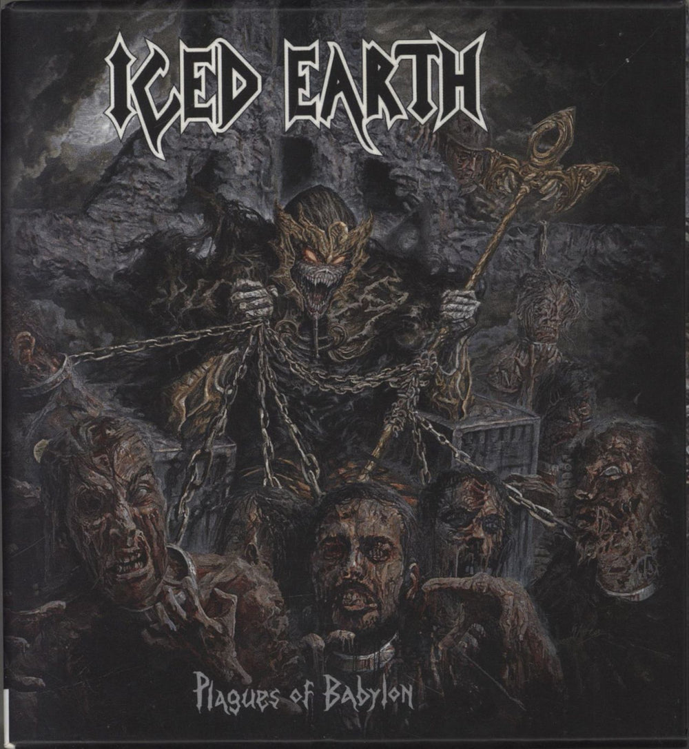 Iced Earth Plagues Of Babylon German 2 CD album set (Double CD) 9983620