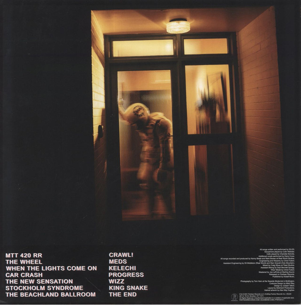 Idles Crawler UK vinyl LP album (LP record)