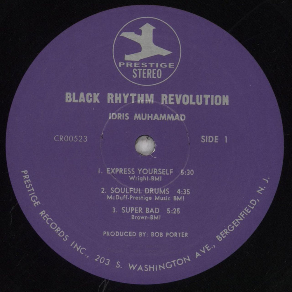 Idris Muhammad Black Rhythm Revolution! US vinyl LP album (LP record) IDMLPBL844546