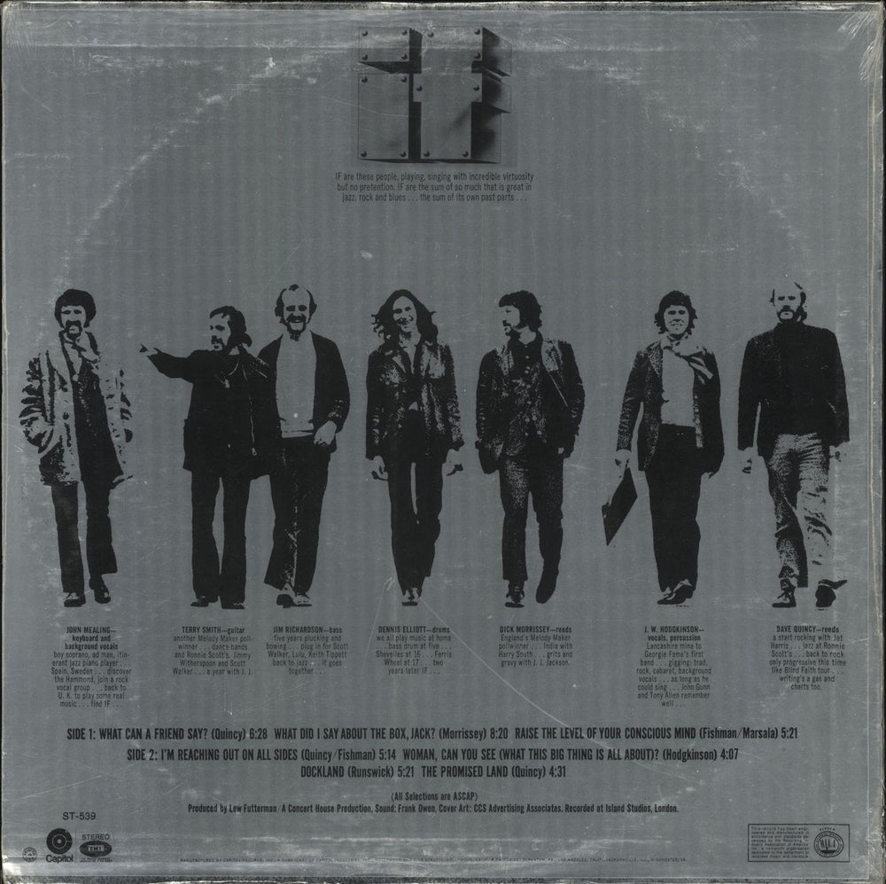 If (Jazz Rock) If - Sealed US vinyl LP album (LP record)