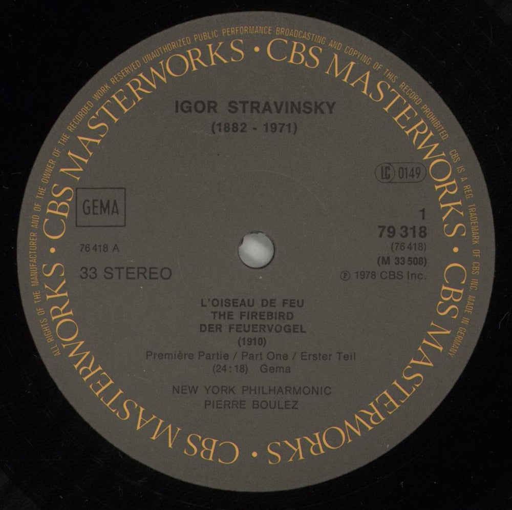 Igor Stravinsky Stravinsky : Ballets - Boulez German Vinyl Box Set S0UVXST880108
