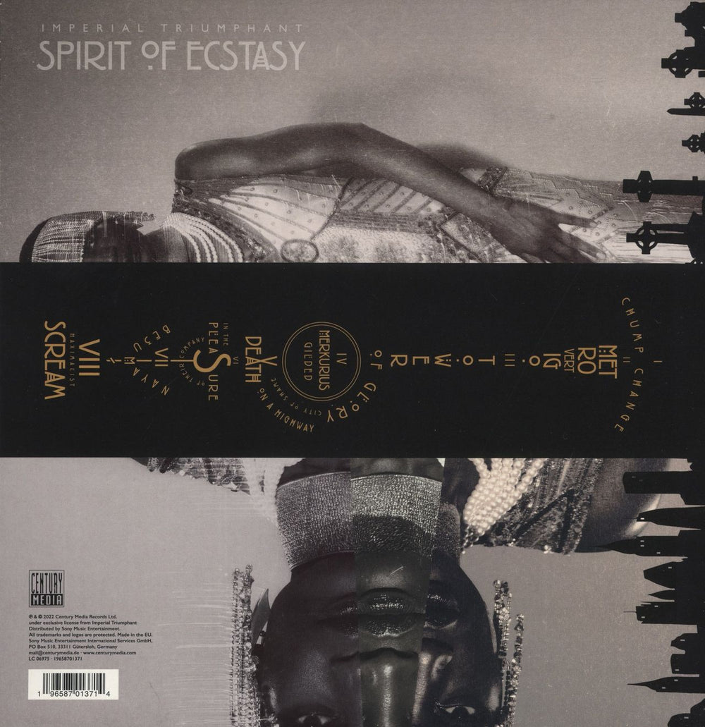 Imperial Triumphant Spirit Of Ecstasy - Red Vinyl German 2-LP vinyl record set (Double LP Album) 196587013714