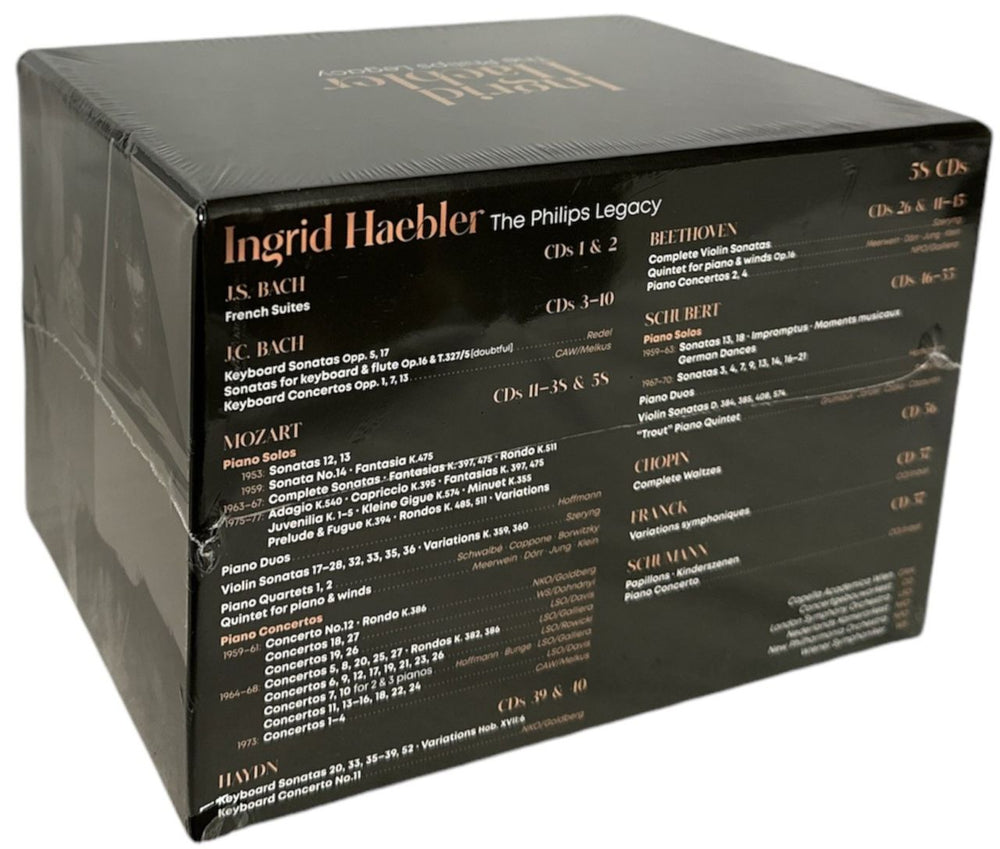 Ingrid Haebler The Philips Legacy - Sealed Dutch CD Album Box Set 028948520053