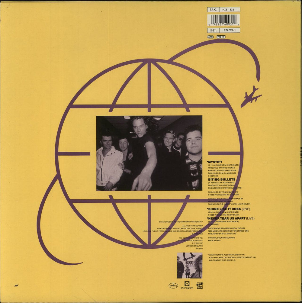 Inxs Mystify - Global Tour Pack UK 12" vinyl single (12 inch record / Maxi-single) 042287409312