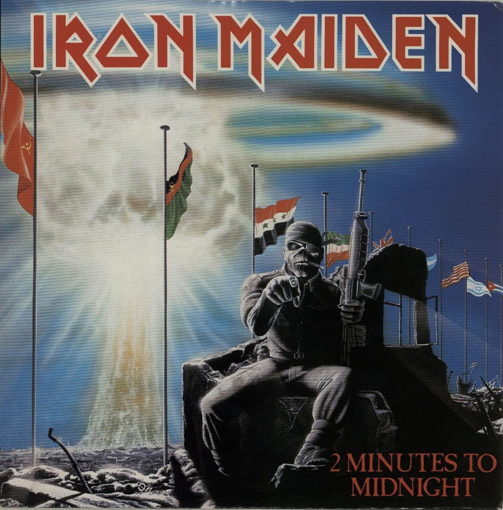 Iron Maiden 2 Minutes To Midnight - 4pr UK 7" vinyl single (7 inch record / 45) EMI5489