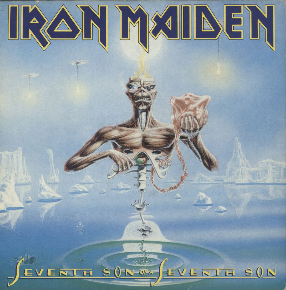 Iron Maiden Seventh Son Of A Seventh Son + Inner - Factory Sample UK Promo vinyl LP album (LP record) EMD1006