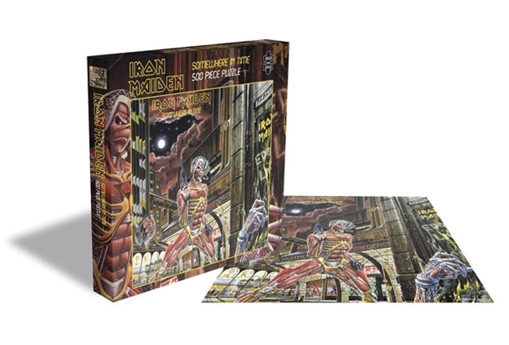 Iron Maiden Somewhere In Time - Rock Saws 500 Jigsaw UK Toy RSAW003PZ