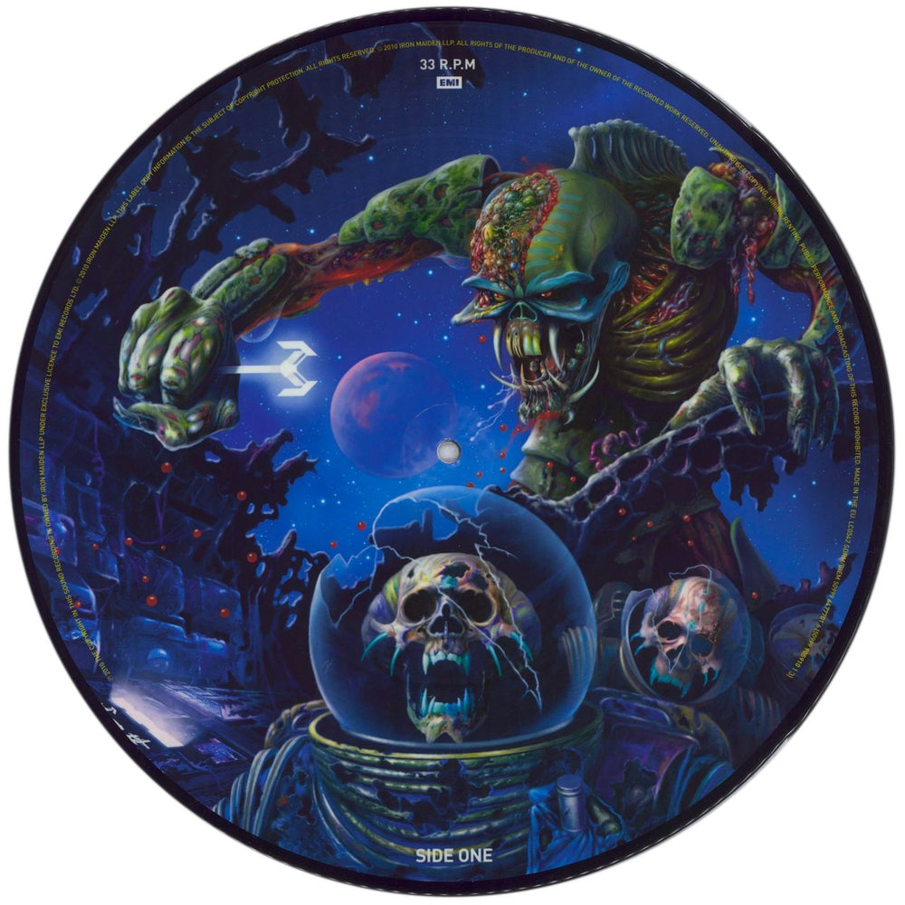 Iron Maiden The Final Frontier UK picture disc LP (vinyl picture disc album) IROPDTH713727