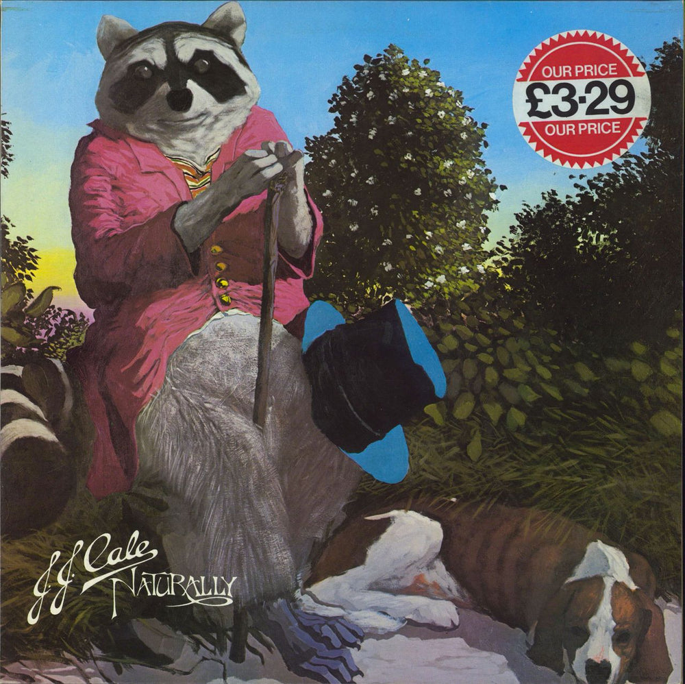 J.J. Cale Naturally - EX UK vinyl LP album (LP record) PRICE25