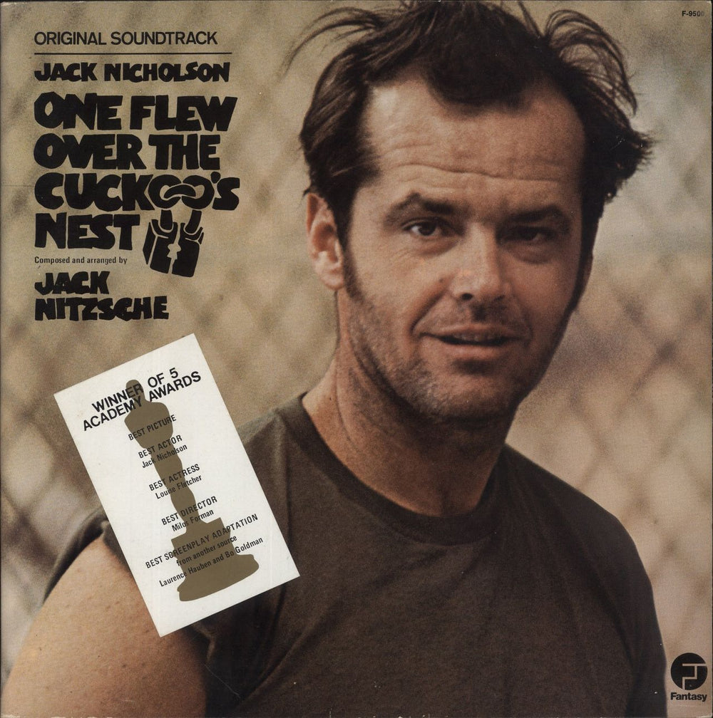 Jack Nitzsche One Flew Over The Cuckoo's Nest - Hype-Stickered US vinyl LP album (LP record) F-9500