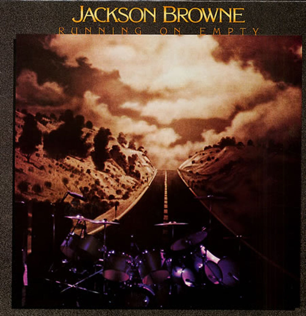 Jackson Browne Running On Empty UK vinyl LP album (LP record) K53070